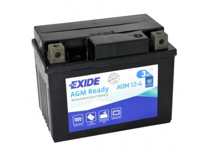 Motobaterie EXIDE BIKE AGM Ready 3Ah, 12V, AGM12-4  (YTX4L-BS)