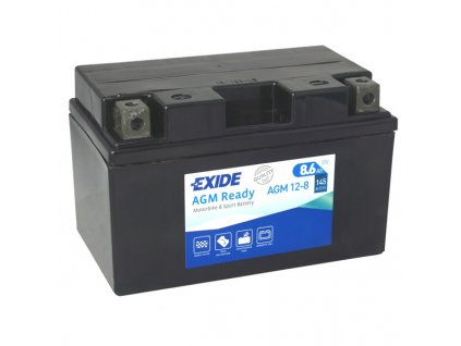 Motobaterie EXIDE BIKE AGM Ready 8,6Ah, 12V, AGM12-8 (YTZ10-BS)