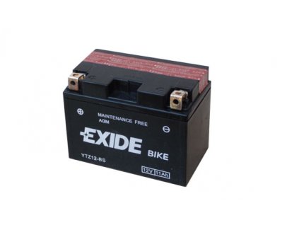 Motobaterie EXIDE ETZ12-BS, 12V, 11.2Ah, 205A