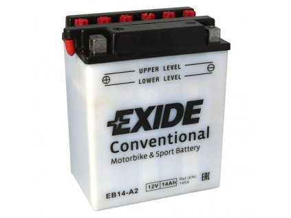 Motobaterie EXIDE BIKE Conventional 14Ah, 12V, EB14-A2