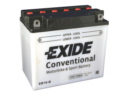 Motobaterie EXIDE BIKE Conventional 19Ah, 12V, EB16-B