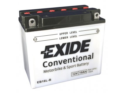 Motobaterie EXIDE BIKE Conventional 19Ah, 12V, EB16L-B