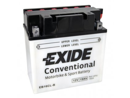 Motobaterie EXIDE BIKE Conventional 19Ah, 12V, EB16CL-B
