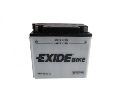 Motobaterie EXIDE BIKE Conventional 28Ah, 12V, E60-N24L-A