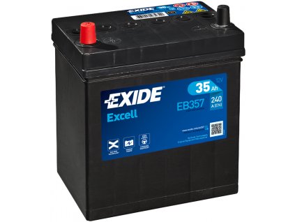 Autobaterie EXIDE Excell 35Ah, 240A, 12V, EB357