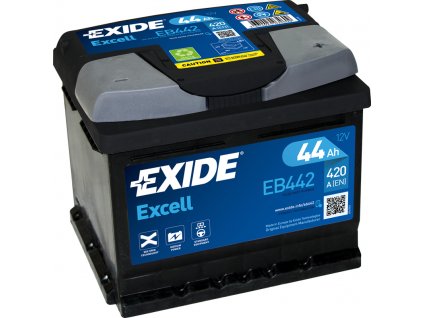Autobaterie EXIDE Excell 44Ah, 420A, 12V, EB442