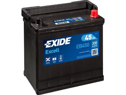 Autobaterie EXIDE Excell 45Ah, 330A, 12V, EB450