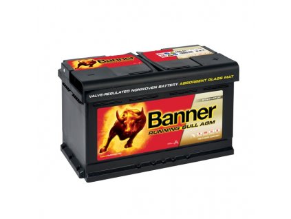 Autobaterie Banner Running Bull AGM 580 01, 80Ah, 12V ( 58001 )