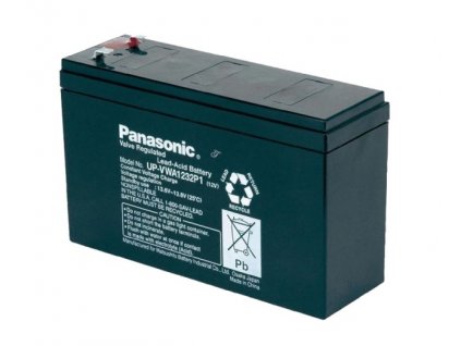 Panasonic UP-VWA1232P2, 12V - 6.6Ah, záložní baterie