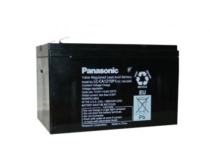 Panasonic LC-CA1215P1, 12V - 15Ah, trakční baterie