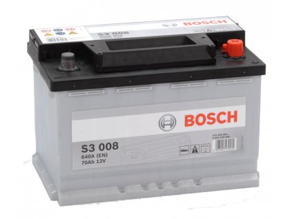 Autobaterie BOSCH S3 008, 70Ah, 12V (0 092 S30 080)