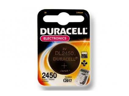 DURACELL knoflíkový článek 3V, CR2450 (DL2450)