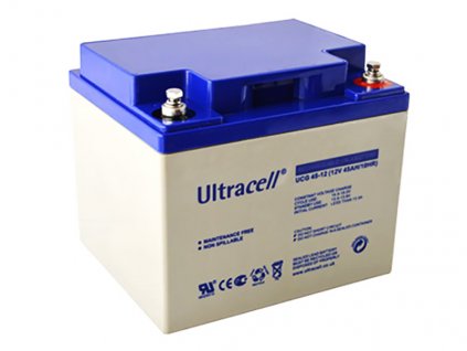 Ultracell UCG45-12 (12V - 45Ah), VRLA-GEL trakční baterie