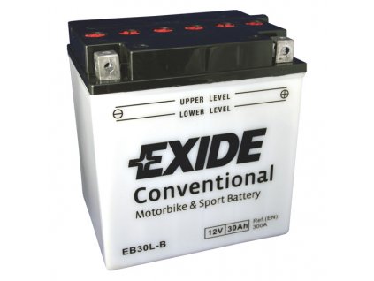 Motobaterie EXIDE BIKE Conventional 30Ah, 12V, EB30L-B