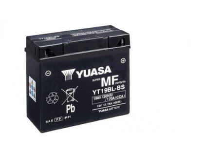 Motobaterie YUASA (originál) YT19BL-BS, 12V, 17,7Ah