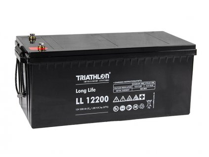 TRIATHLON LL12200 (12V - 200Ah) Záložní baterie "long life"