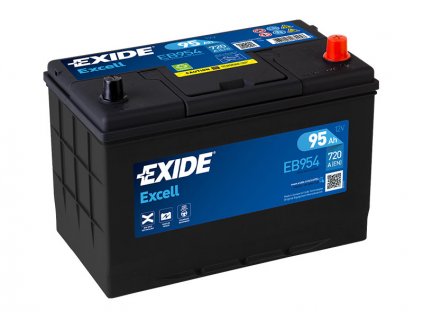 Autobaterie EXIDE Excell 95Ah, 720A, 12V, EB954