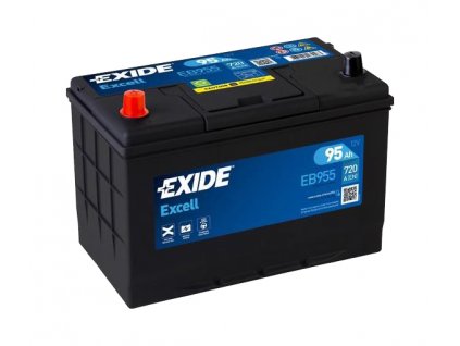 Autobaterie EXIDE Excell 95Ah, 720A, 12V, EB955