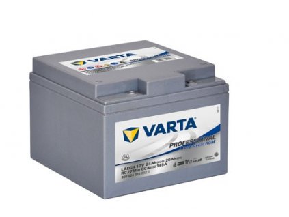 Trakční akumulátor Varta AGM Professional 830 024 016, 12V - 24Ah, LAD24