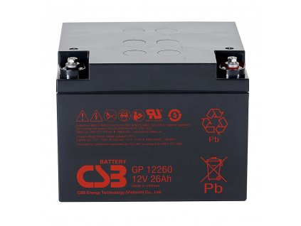 Baterie CSB GP12260, 12V,  26Ah