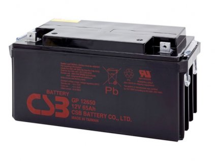 Baterie CSB GP12650, 12V,  65Ah