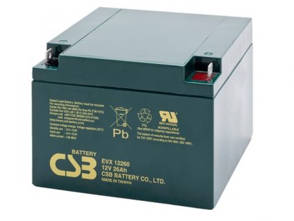 Baterie CSB EVX12260, 12V,  26Ah