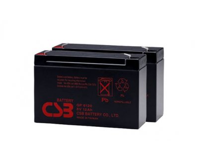 APC RBC3, alternativa bez příslušenství (2ks CSB GP6120 F2)