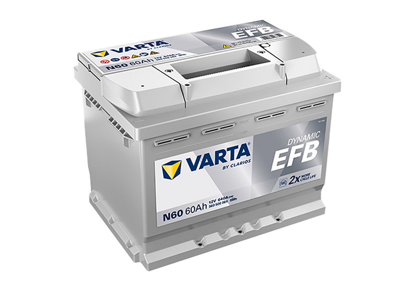 Levně VARTA Blue Dynamic EFB 12V 60Ah 640A 560 500 064