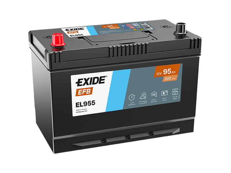 Levně Exide START-STOP EFB 95Ah 12V 800A EL955