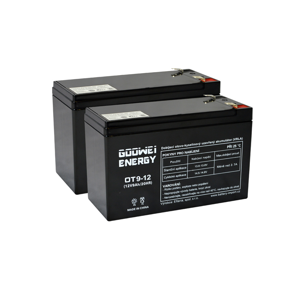 Goowei Energy OT9-12 F2 12V 9Ah APC RBC130 Goowei Energy OT9-12 F2 12V 9Ah APC RBC130
