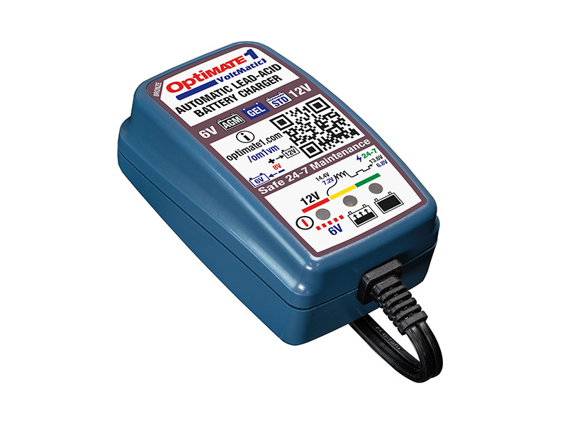 Levně TECMATE nabíječka OPTIMATE 1 VoltMatic, 6V/12V - 0.6A, TM400a