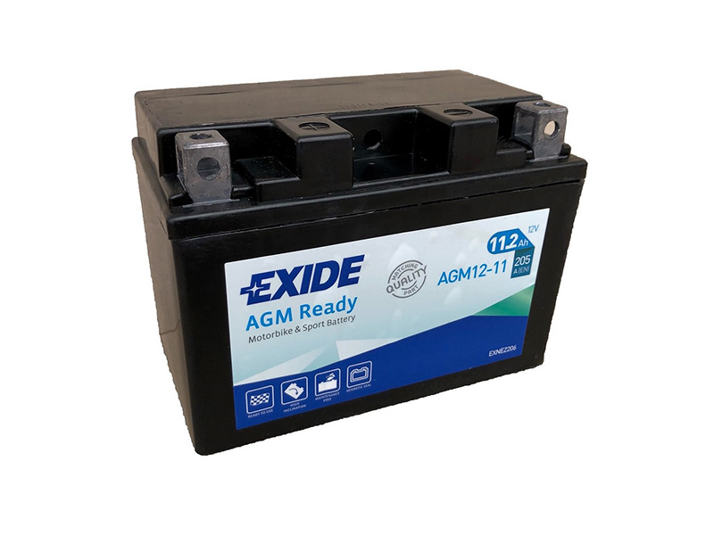 Levně Motobaterie EXIDE BIKE AGM Ready 11Ah, 12V, AGM12-11 (YTZ14S-BS)