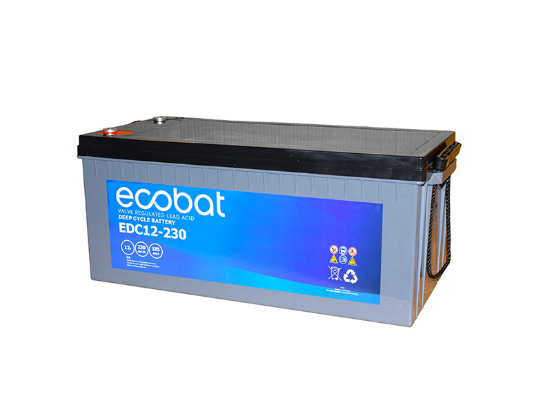 Levně Ecobat Trakční baterie EDC12-230, 230Ah, 12V