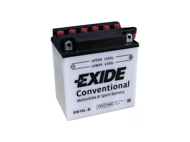 Levně Motobaterie EXIDE BIKE Conventional EB10L-B, 12V, 11Ah, 130A