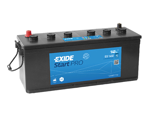 Levně Autobaterie EXIDE StartPRO 140Ah, 12V, EG1402