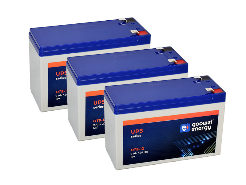 Baterie pro UPS (3x Goowei Energy OT9-12)