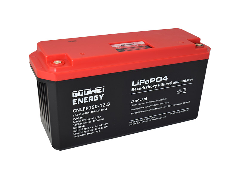 GOOWEI ENERGY CNLFP150-12.8 150Ah 12.8V GOOWEI ENERGY CNLFP150-12.8 150Ah 12.8V