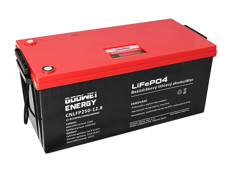 Levně GOOWEI ENERGY CNLFP250-12.8 250Ah 12.8V