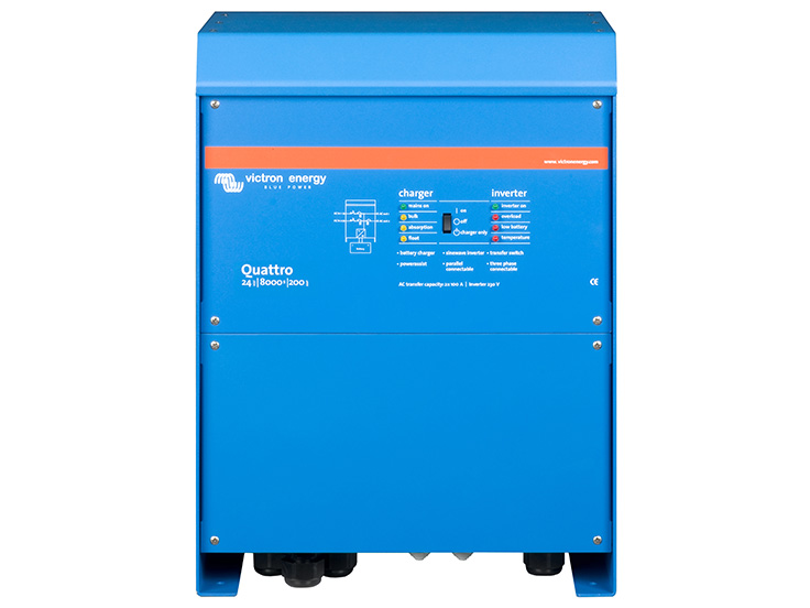 Victron Energy Quattro 24V, 8000VA, 230VAC, měnič, nabíječ