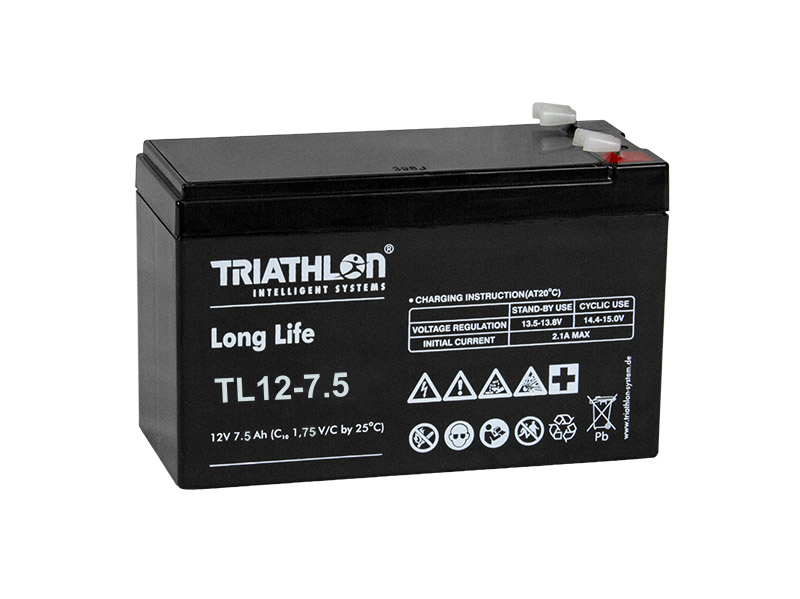 Levně TRIATHLON TL12-7.5 12V 7.3Ah
