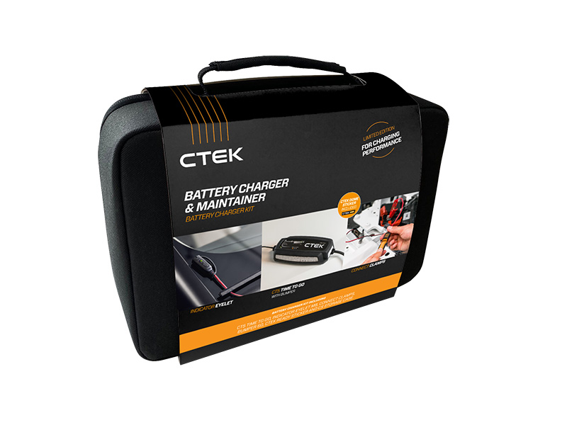 Levně CTEK Nabíječka CT5 TIME TO GO, 12V 5A v brašně s příslušenstvím