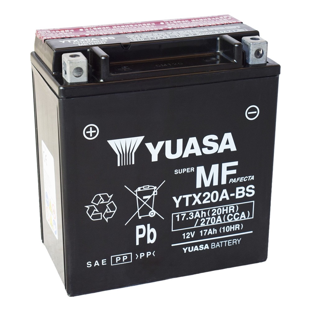 YUASA YTX20A-BS 12V 17Ah