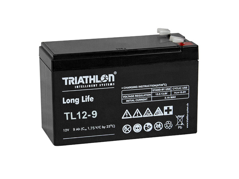 Levně TRIATHLON TL12-9 (12V - 9Ah) Záložní baterie "long life"