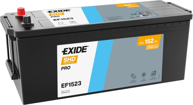 Levně Autobaterie EXIDE PowerPRO 12V 152Ah 1130A EF1523