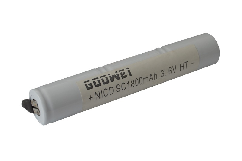 Levně Goowei Energy Baterie pro nouzová světla, osvětlení Goowei 3.6V 1800mAh vysokoteplotní (3STVTCs), faston 4.8mm