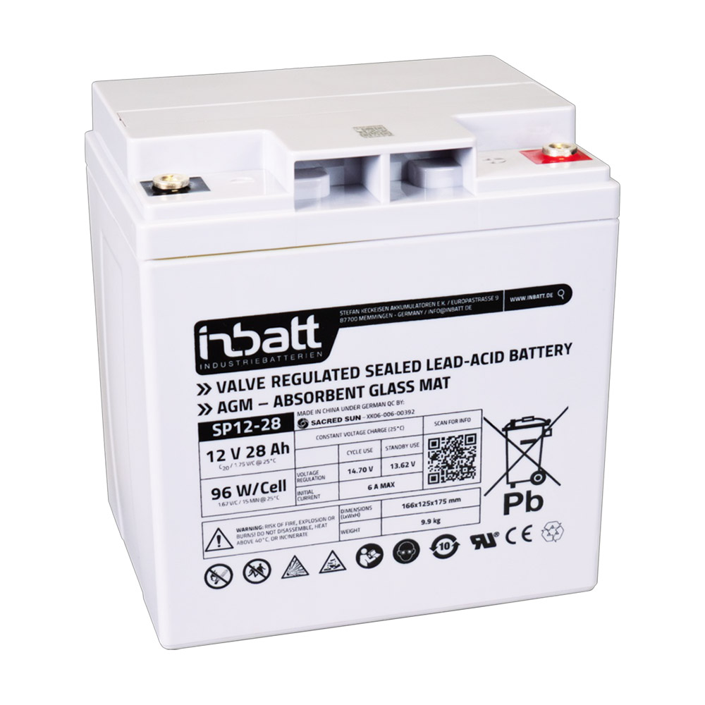 Záložní baterie INBATT SP12-28, 12V, 25.9Ah