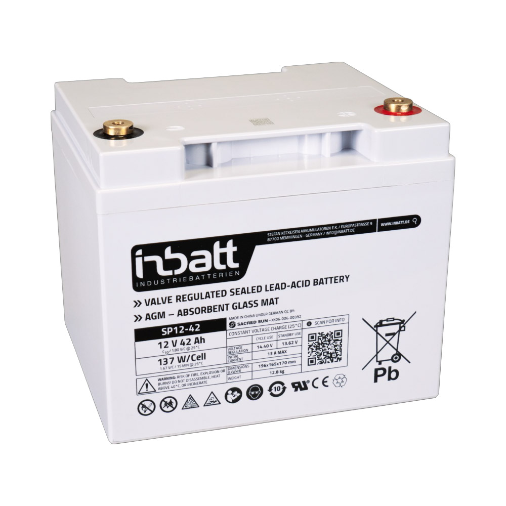 Záložní baterie INBATT SP12-42, 12V, 42Ah