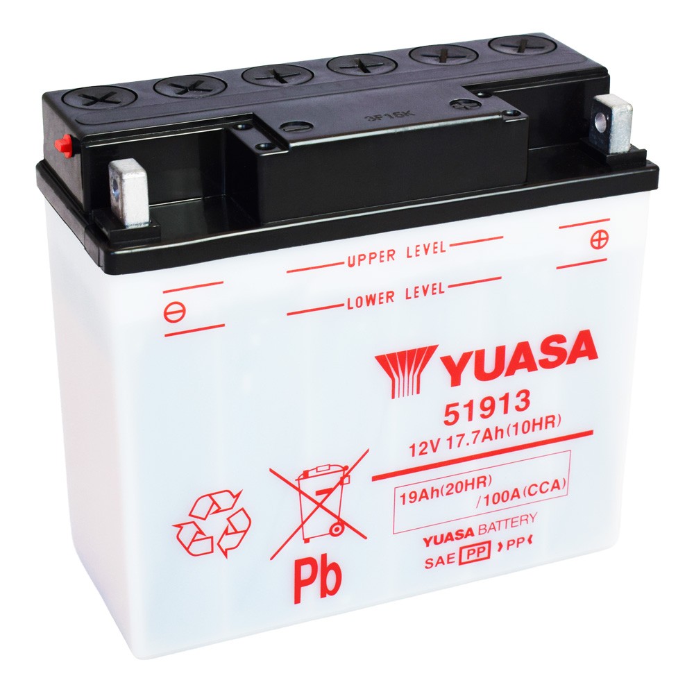 Motobaterie YUASA (originál) 51913, 12V, 19Ah
