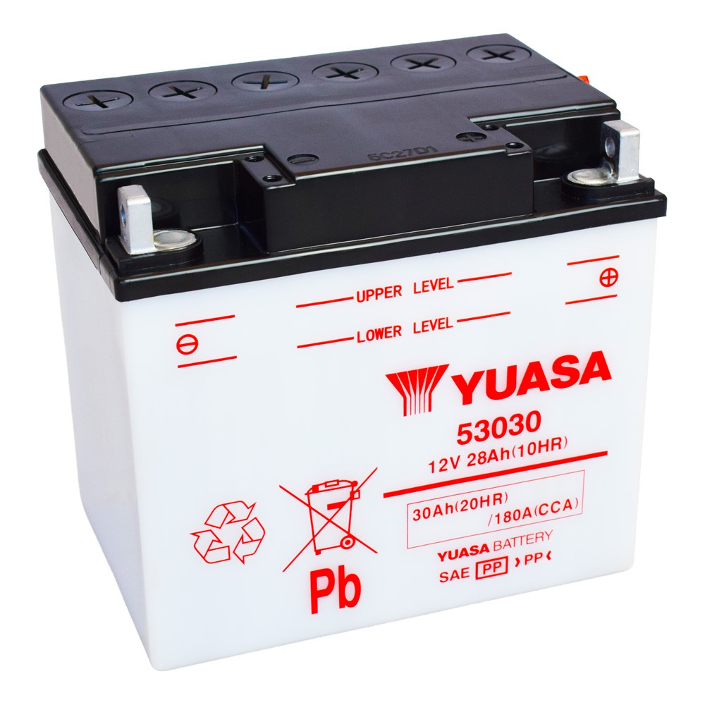 Motobaterie YUASA (originál) 53030, 12V, 30Ah