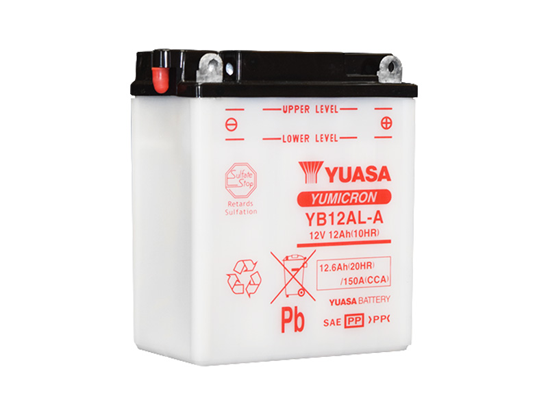 Levně Motobaterie YUASA (originál) YB12AL-A, 12V, 12Ah